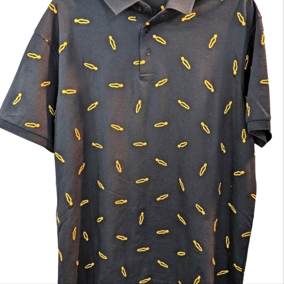 Eastside Golf Polo Shirt Men’s Black Cuban Link .Size XXL - Picture 5 of 9